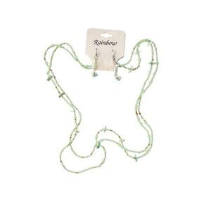 New Green Necklace‎ & Earrings Set